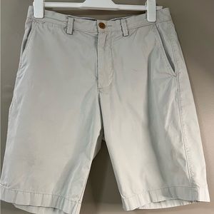 J. Crew Factory Size 31W 10" Inseam Flex Chino Short For Men Beige Cotton